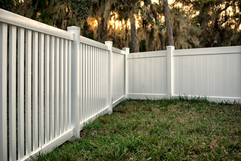A White Fence