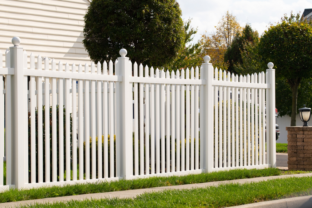 A White Wooden Fence