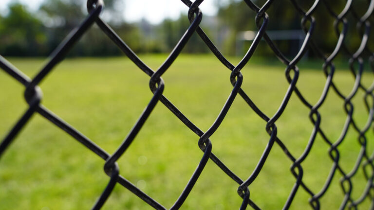 Newly Installed Chain Link Fence