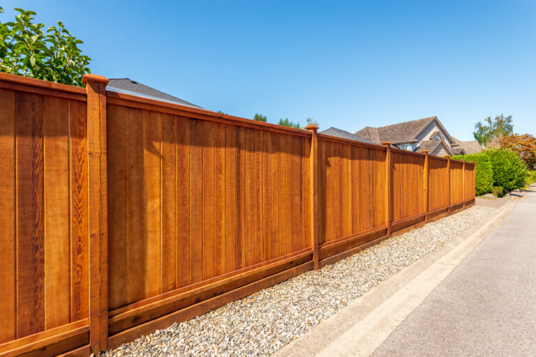 Residential Wooden Fence